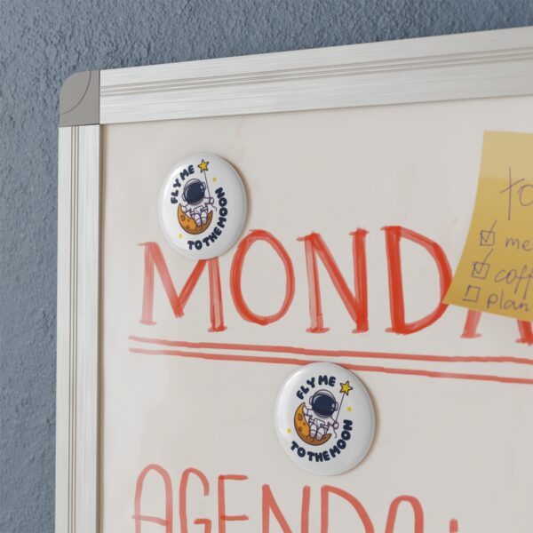 Button Magnet, Round (1 & 10 pcs) - Image 4