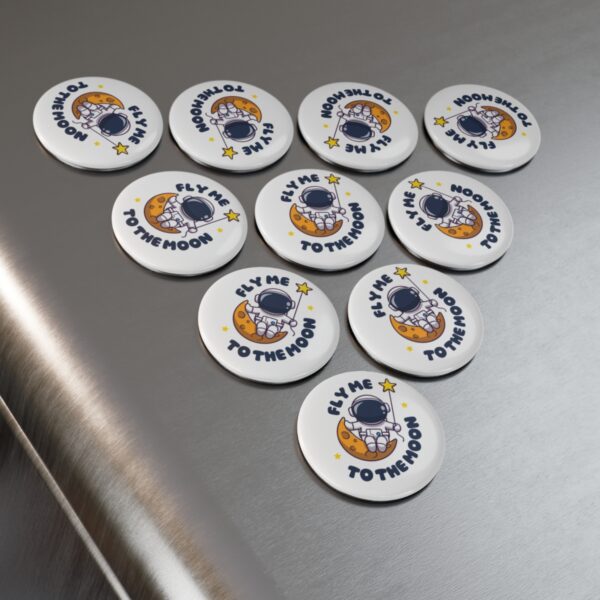 Button Magnet, Round (1 & 10 pcs) - Image 5