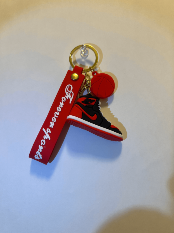 Jorden Red and black keychain