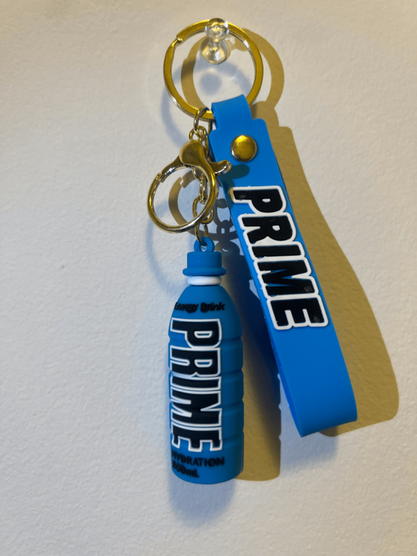 Blue Raspberry Prime keychain
