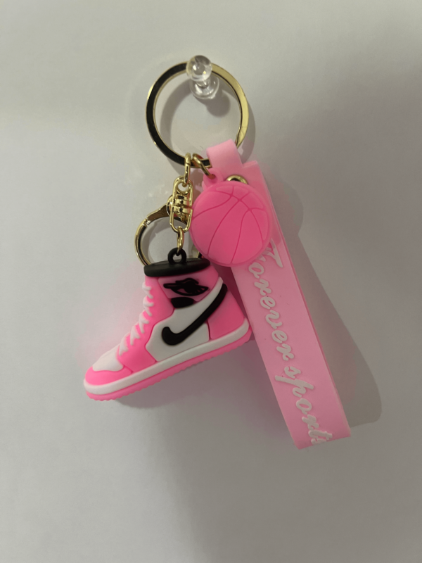 Jordon Pink Keychain
